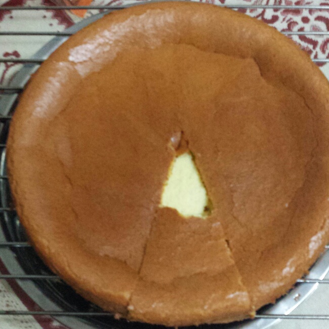 6寸原味戚风蛋糕