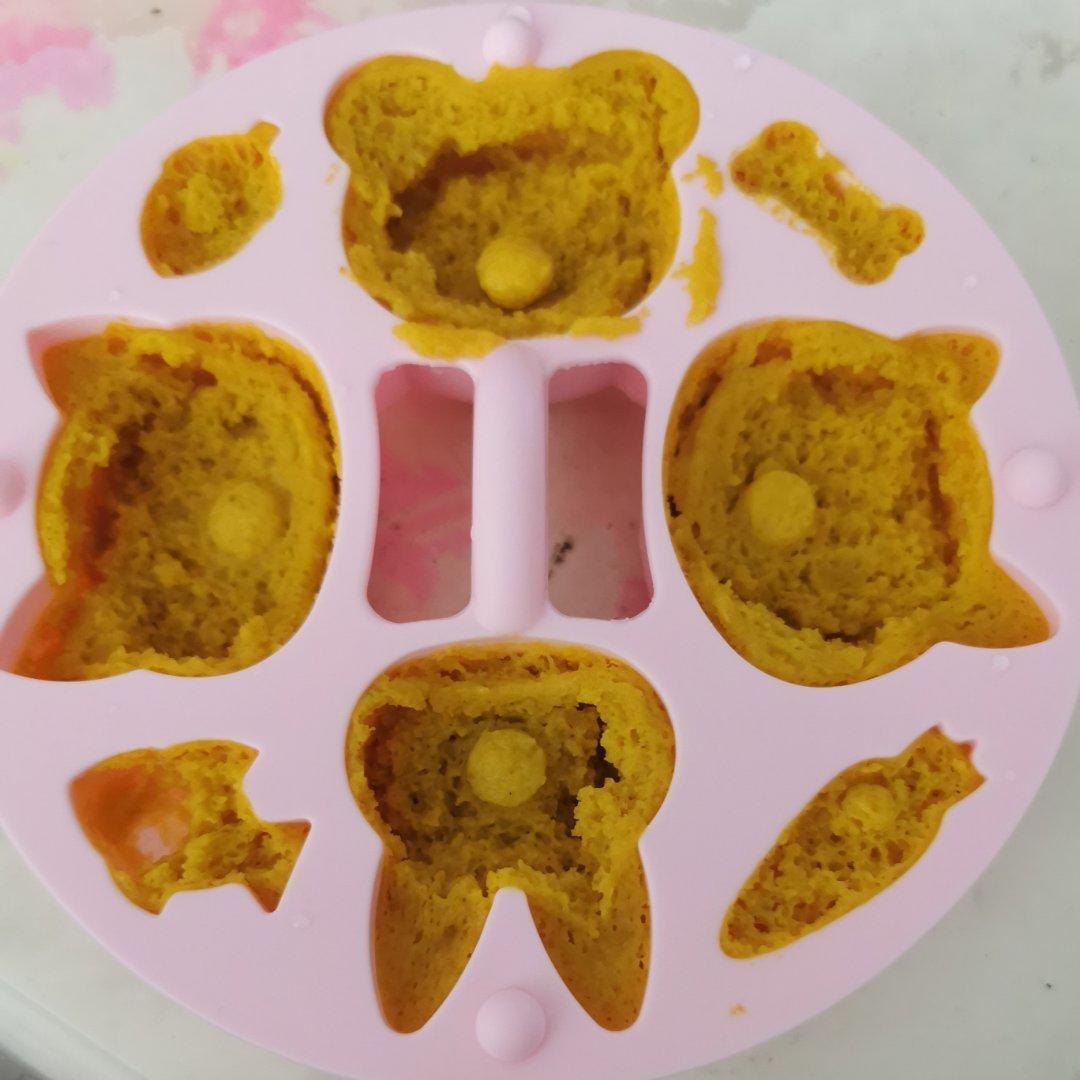 宝宝辅食，南瓜蒸糕，松软入口即化，补锌健脾哦