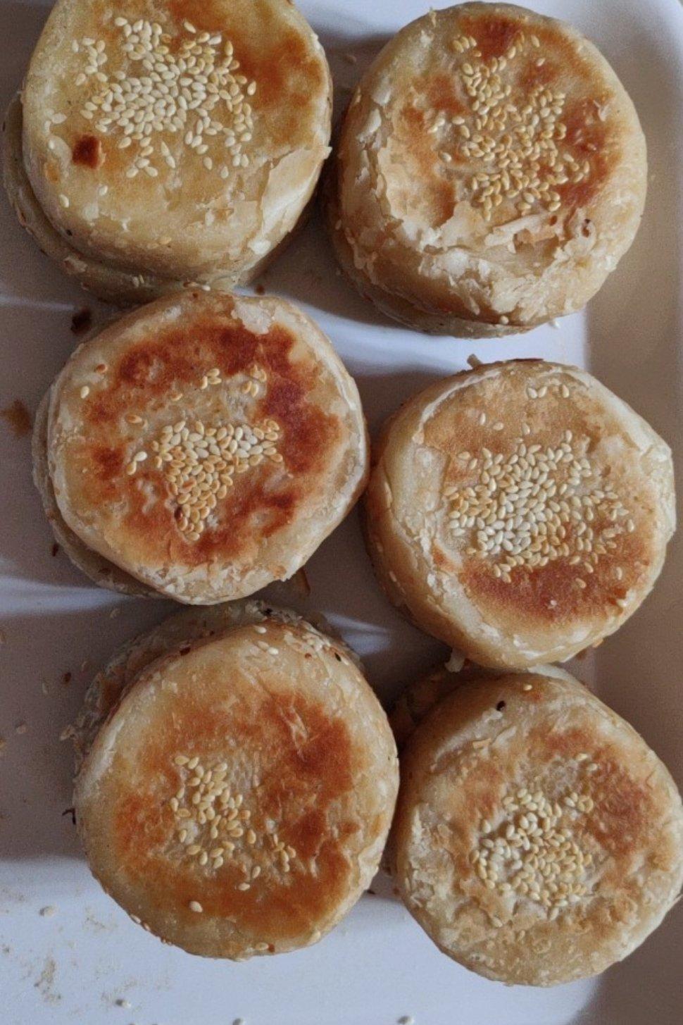 平底锅绿豆饼