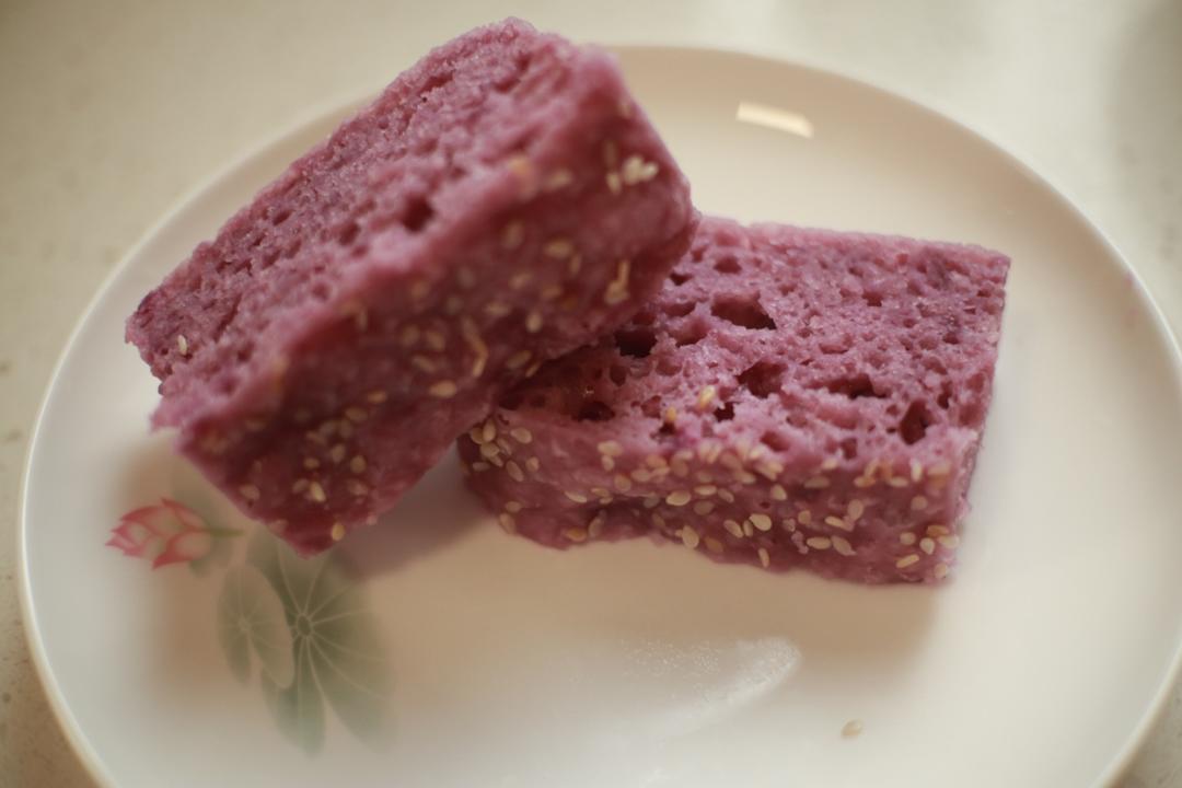 紫薯发糕 宝宝辅食食谱