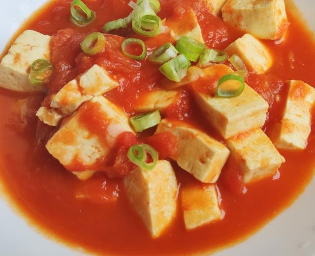 番茄烧豆腐的做法