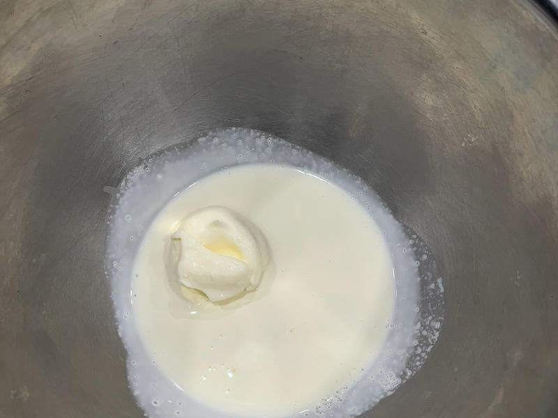 纯奶手撕吐司的做法 步骤1