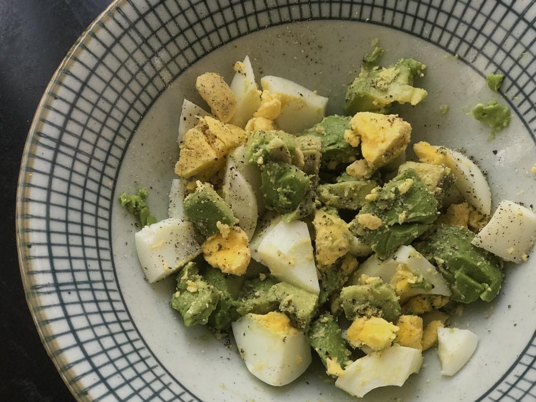 早餐之牛油果鸡蛋沙拉