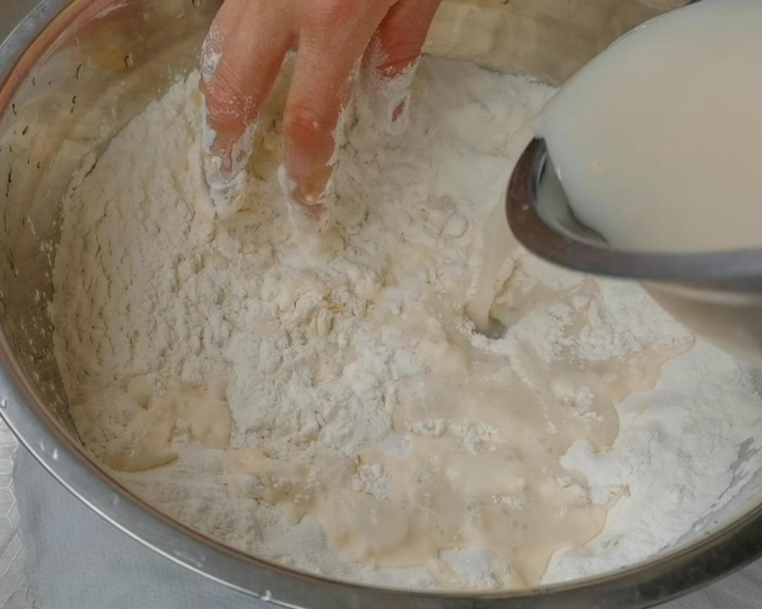 纯奶手撕吐司的做法 步骤1