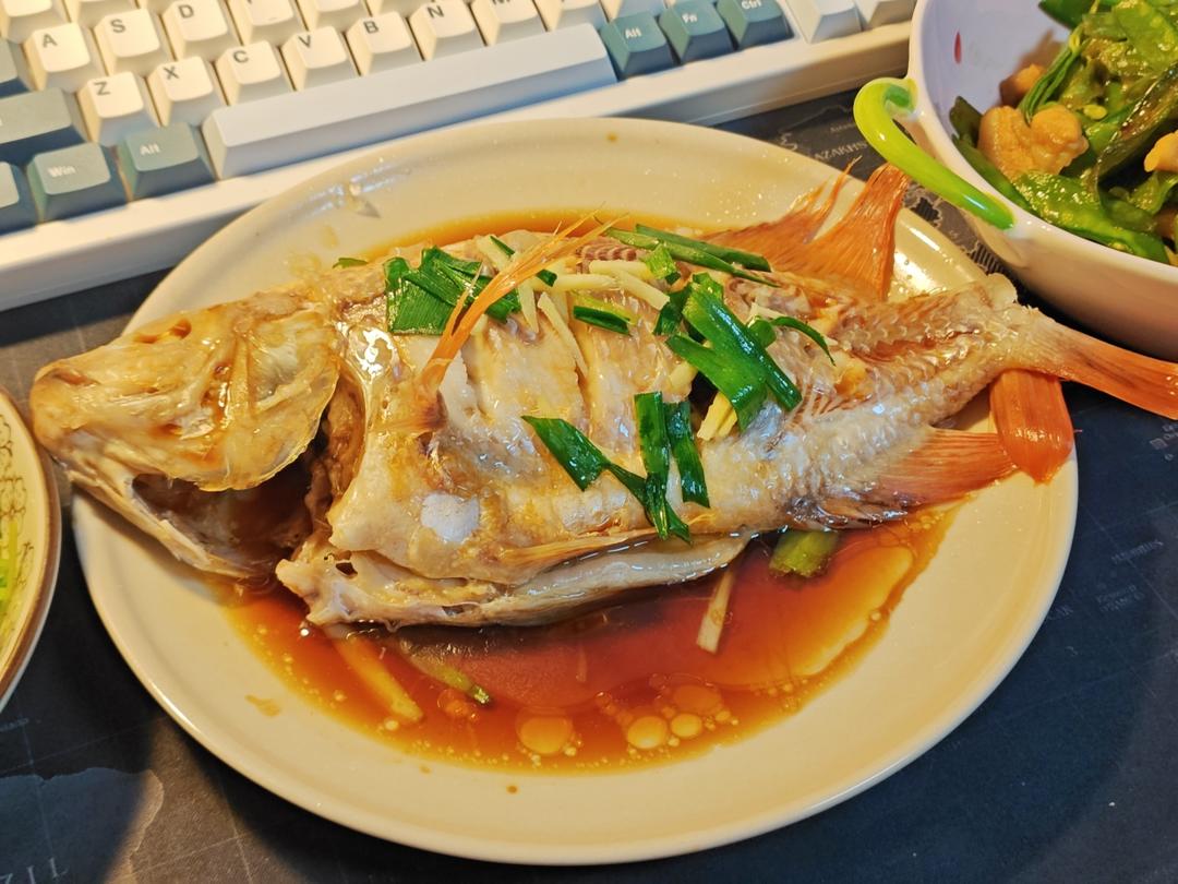 清蒸红鲷鱼
