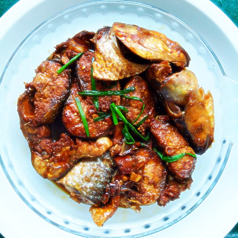 峰风阳扬做的红烧鲻鱼