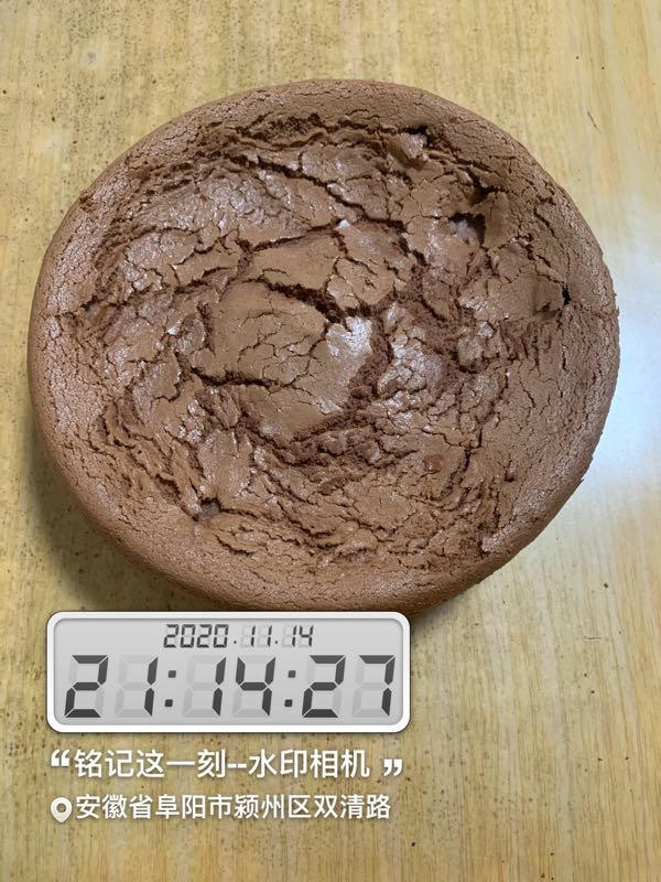 可可戚风蛋糕～8寸～百分百成功