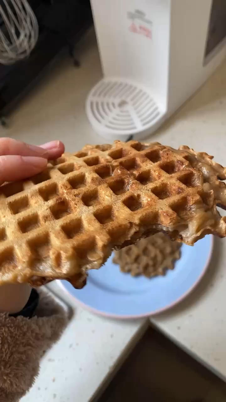 椰子油糯米华夫饼