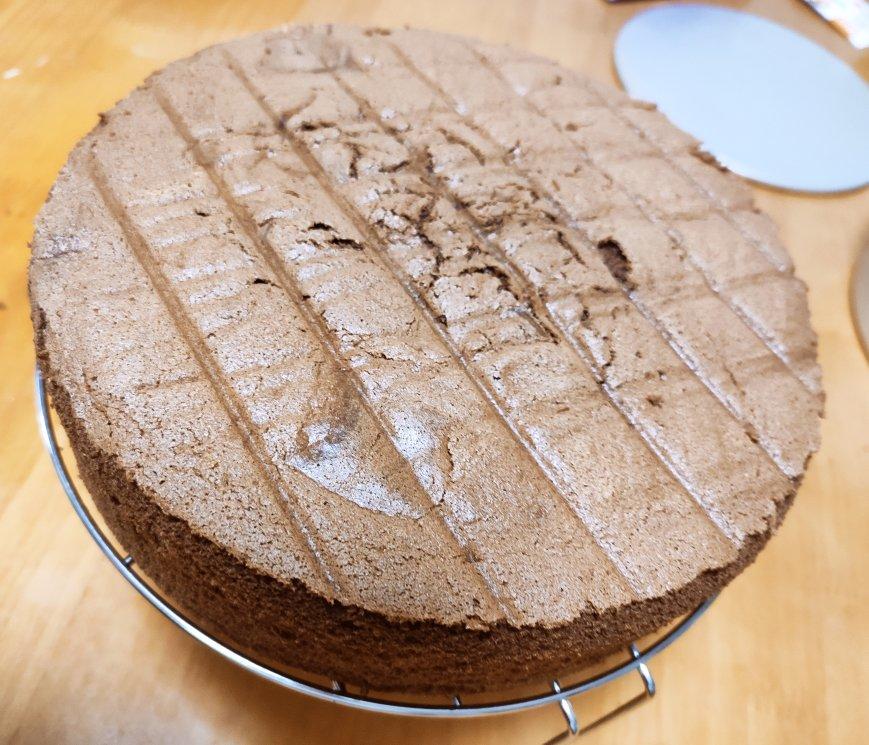 可可戚风蛋糕～8寸～百分百成功