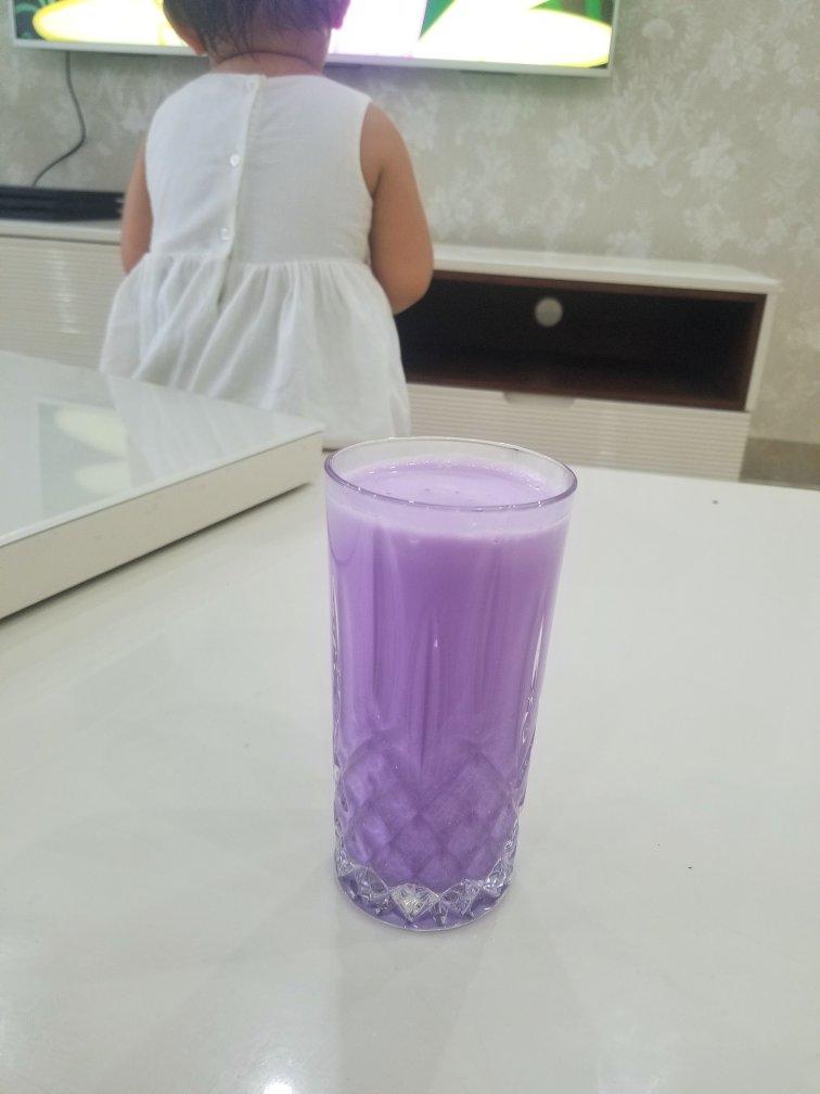 三好杨杨做的紫薯牛奶