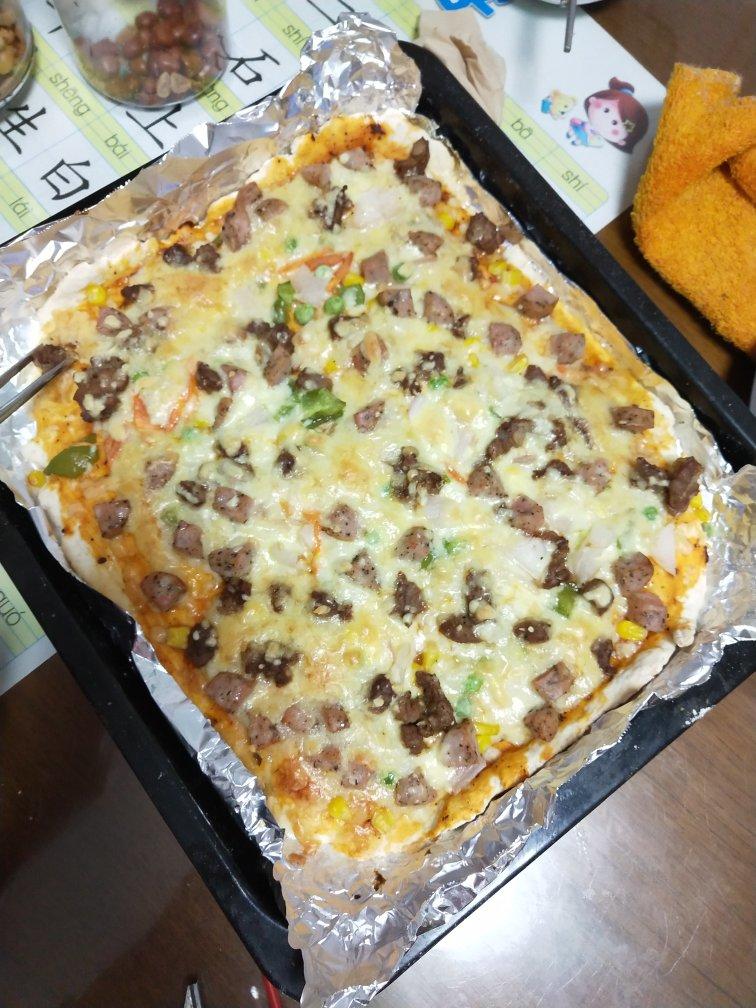 不用酵母的披萨底 No Yeast Pizza Dough