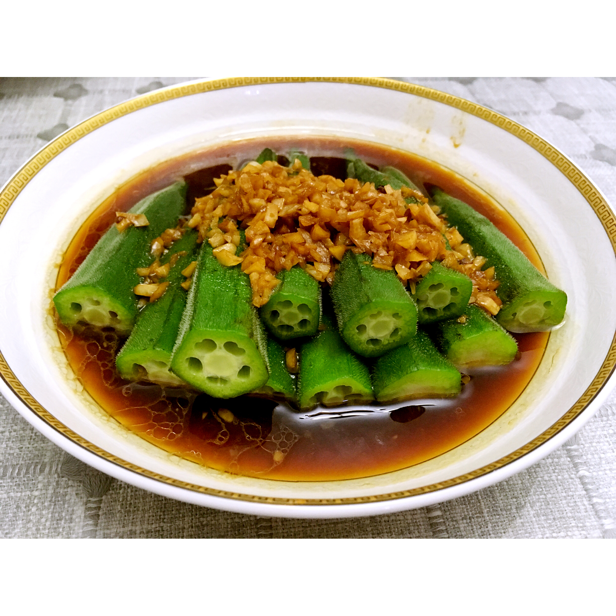蒜蓉秋葵
