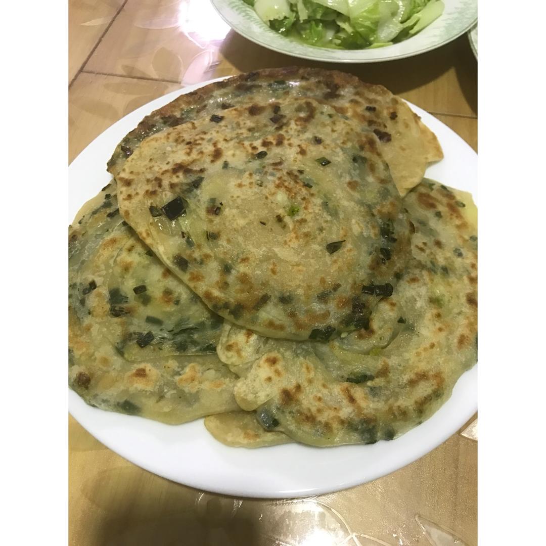 自制葱油饼