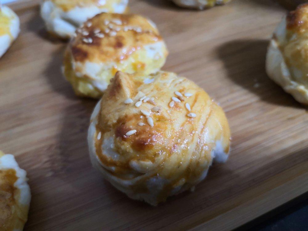 奶黄酥饼