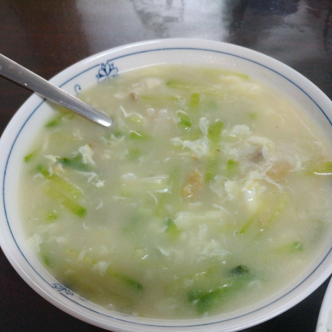 青萝卜丝咸汤