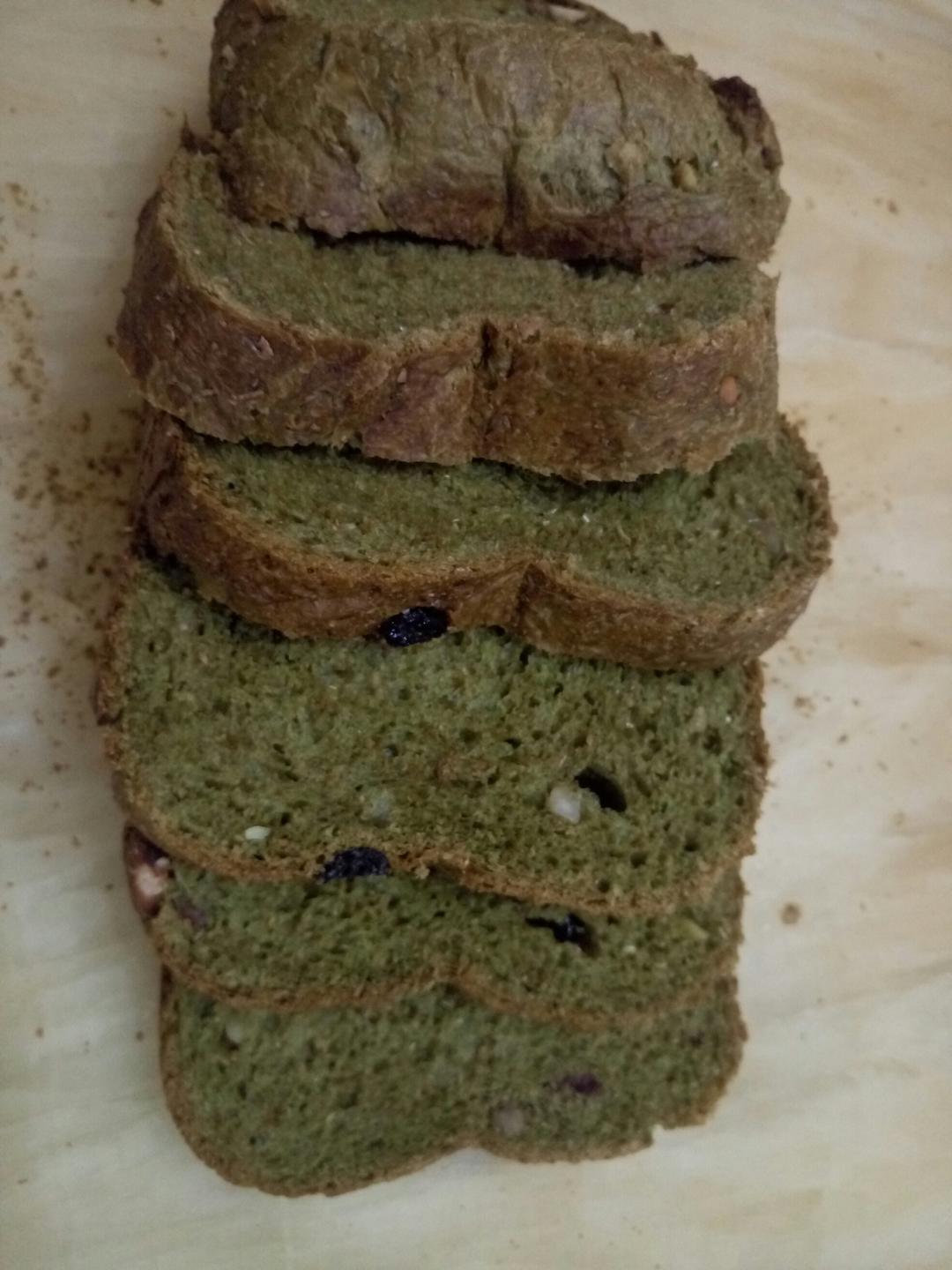 抹茶全麦面包（超级松软拉丝）