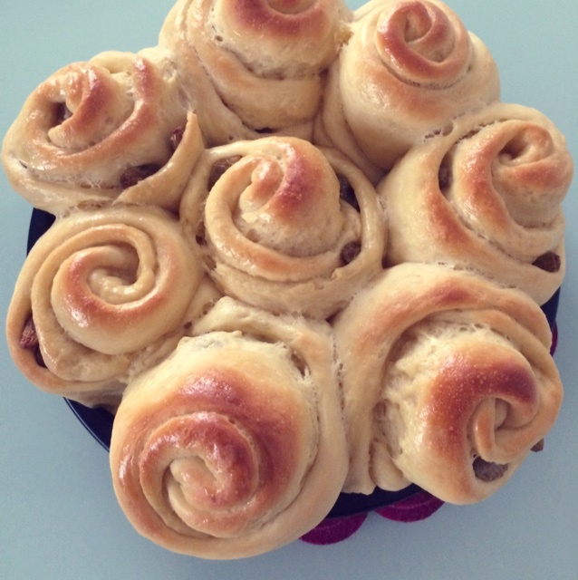 蜂蜜红提牛奶小面包