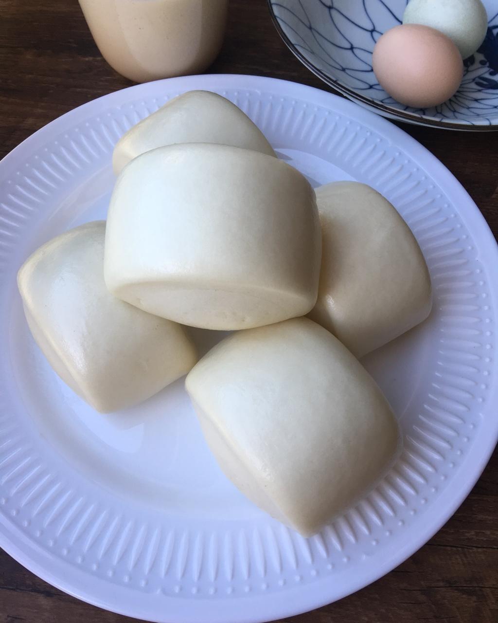 老面戗面白馒头