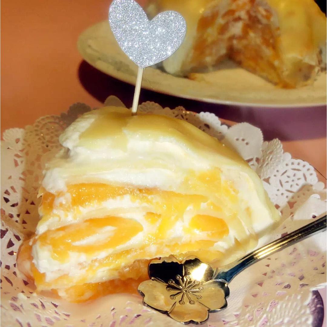 芒果千层蛋糕，100%成功告别煎皮无能