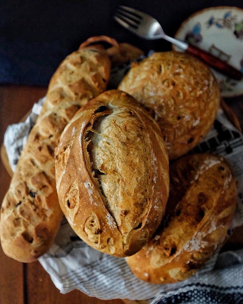 小兜小主做的乡村核桃面包