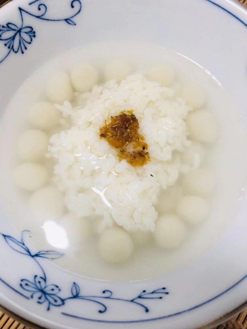 【桂花酒酿圆子】