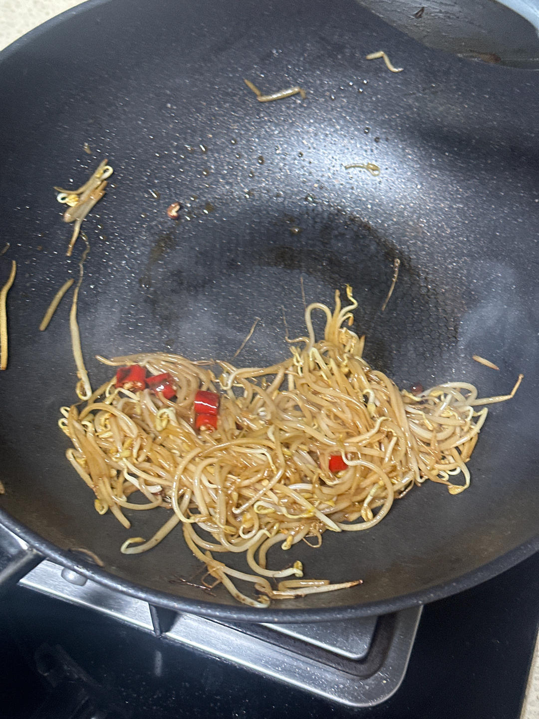 家庭版醋溜豆芽