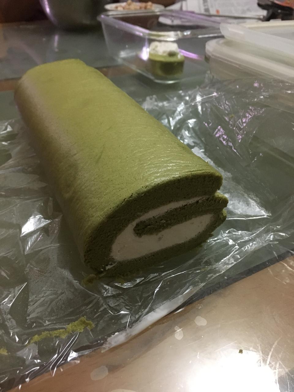 日式抹茶蛋糕卷