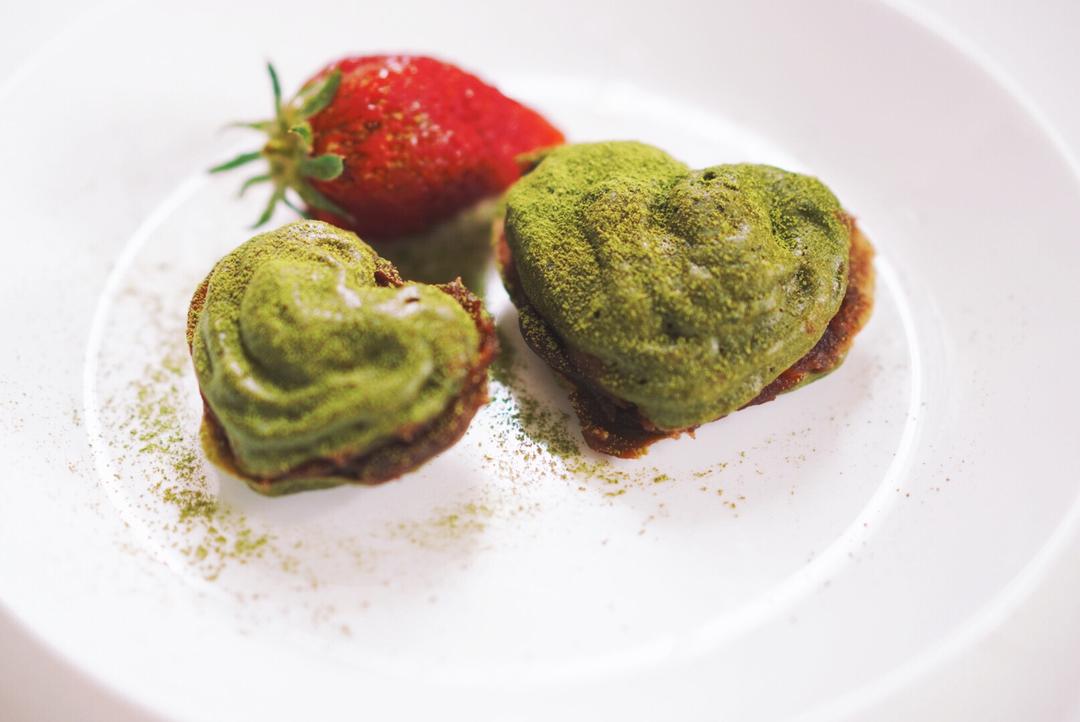 蛋白抹茶饼的做法