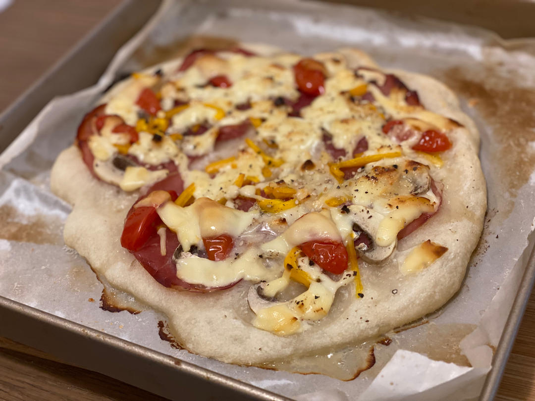 鲁邦种隔夜法披萨