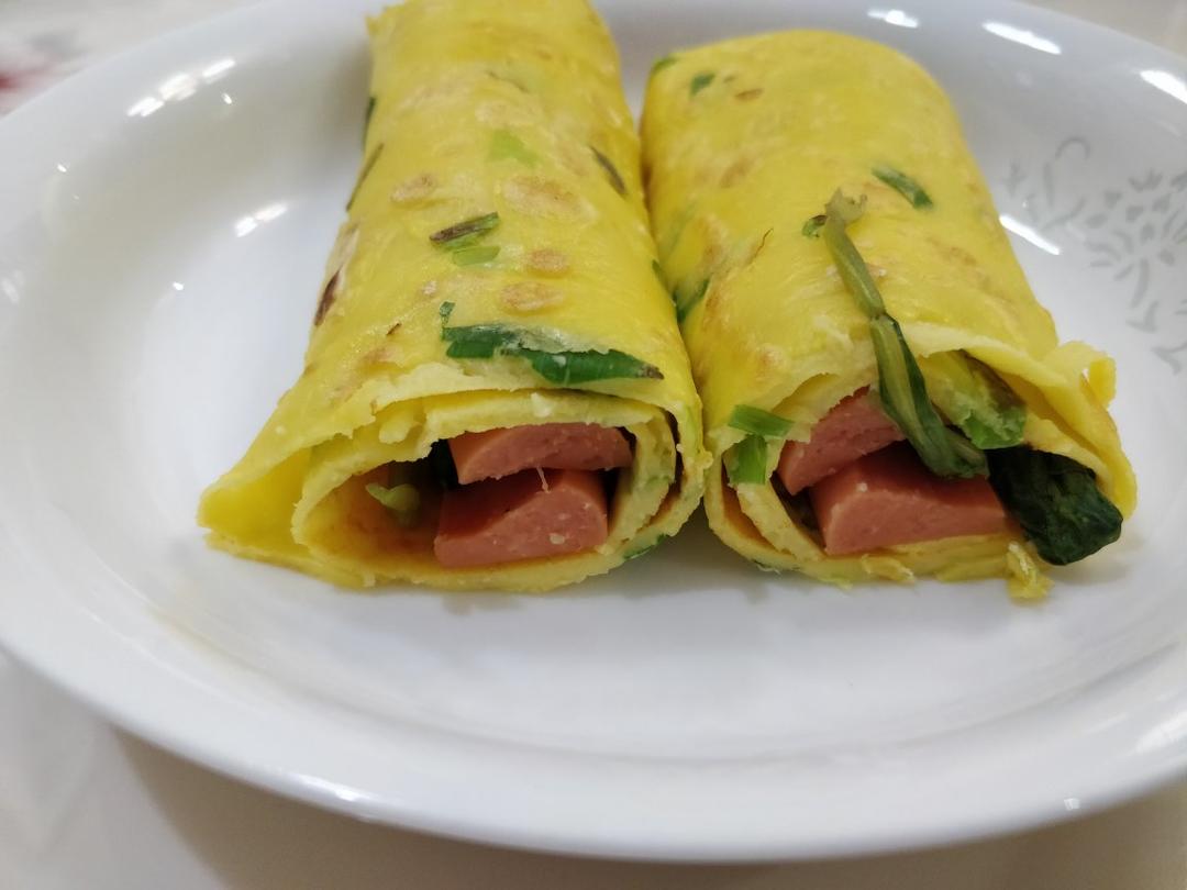 葱花鸡蛋饼