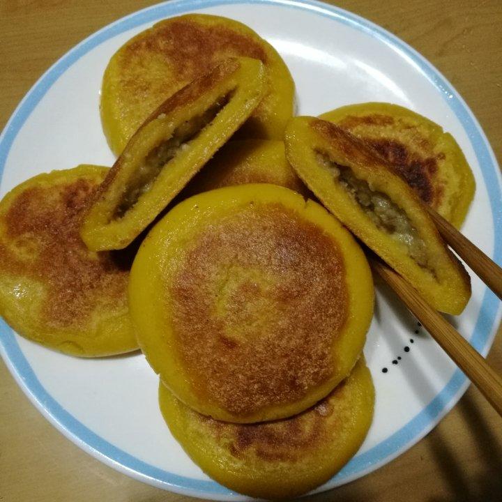 零失败超详细的南瓜饼做法，红豆馅南瓜饼，芝心流心芝士南瓜饼