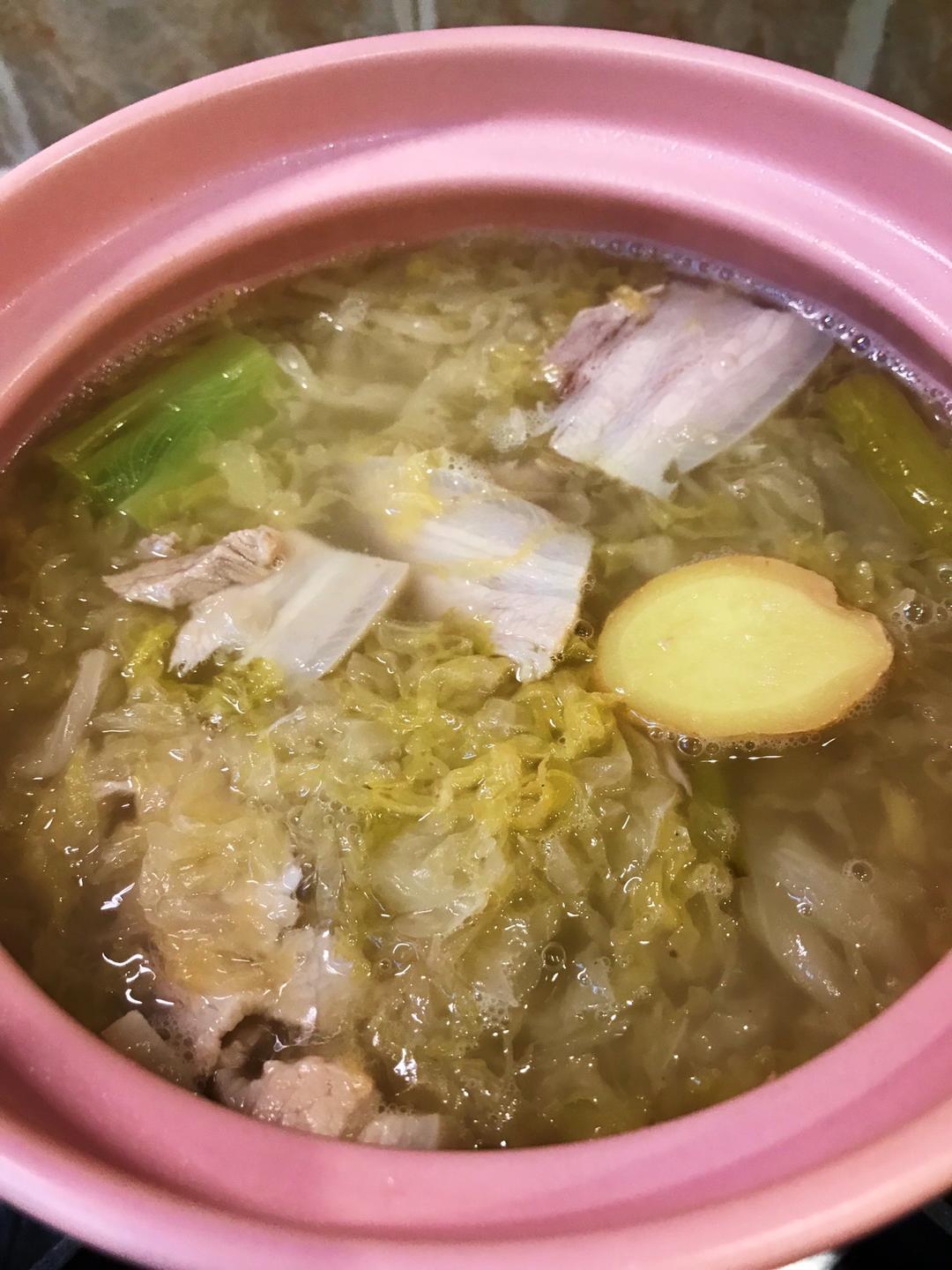 酸菜白肉的做法