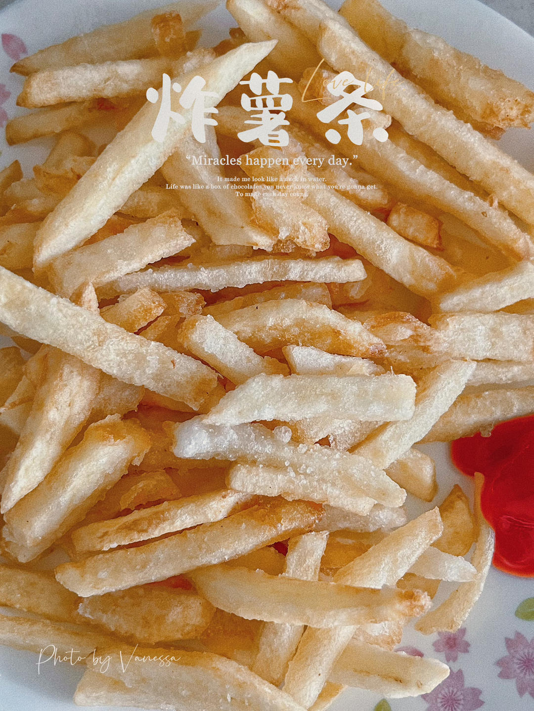 最简单炸薯条，比买的还好吃