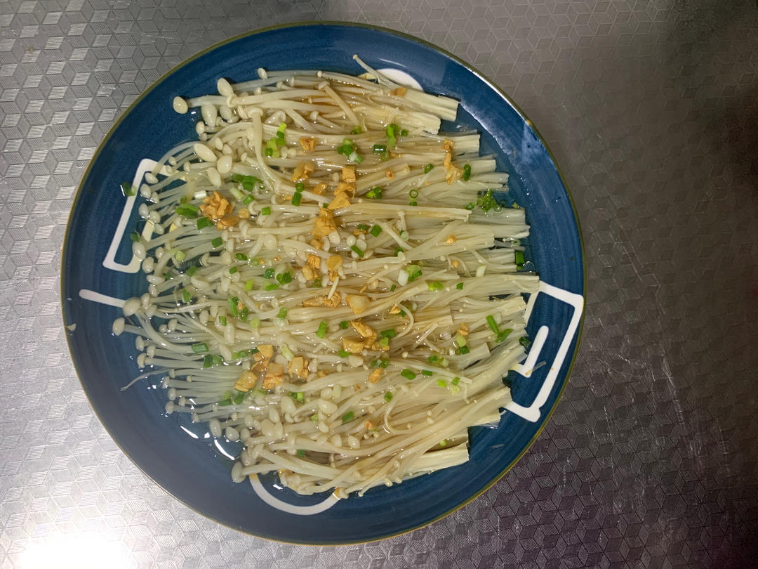 蒜蓉蒸金针菇