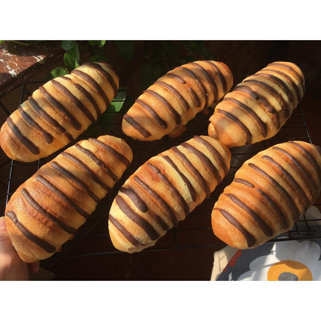 仿85度C摩卡咖啡面包（中种法）