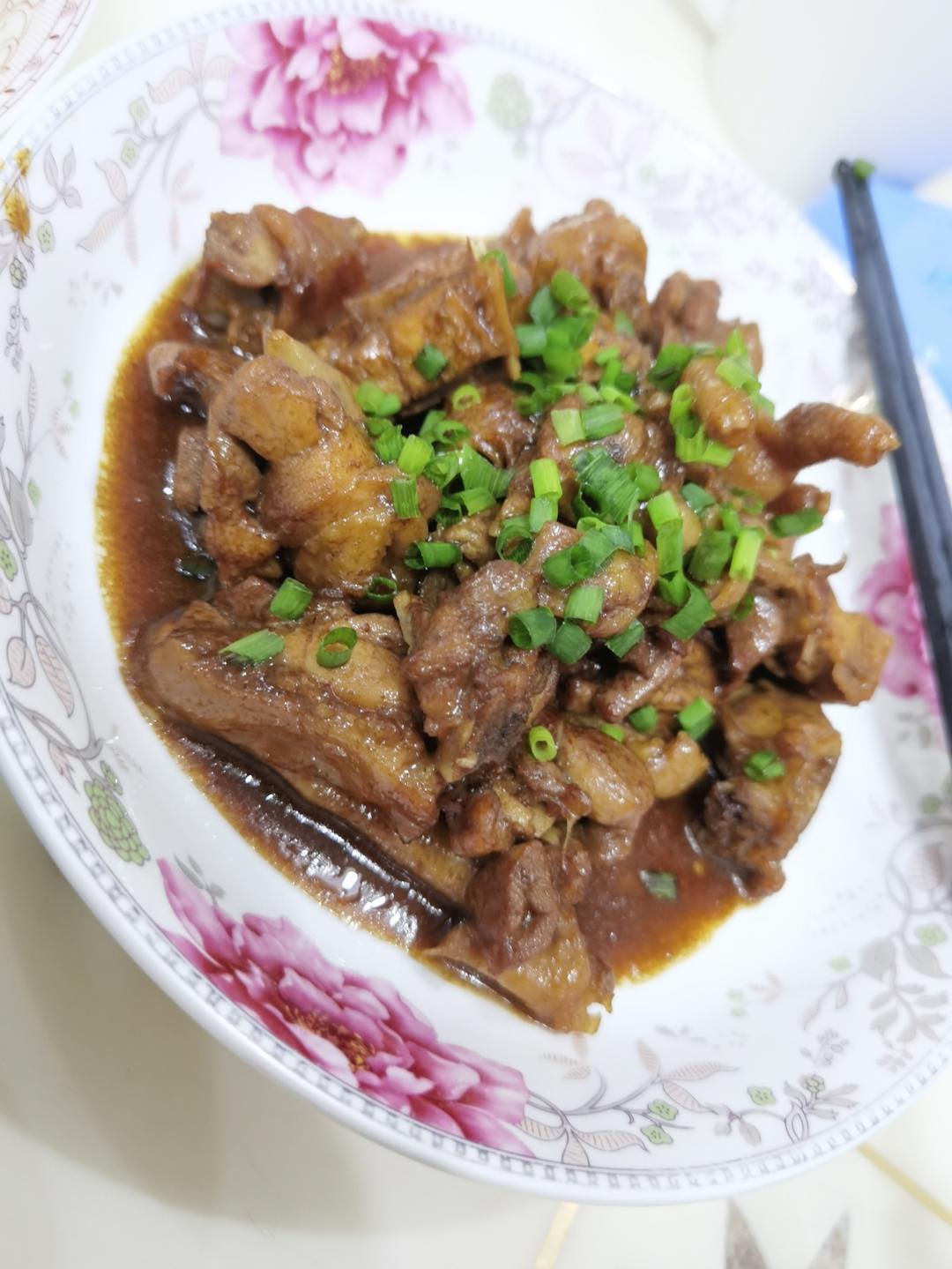 葱油焖鸡