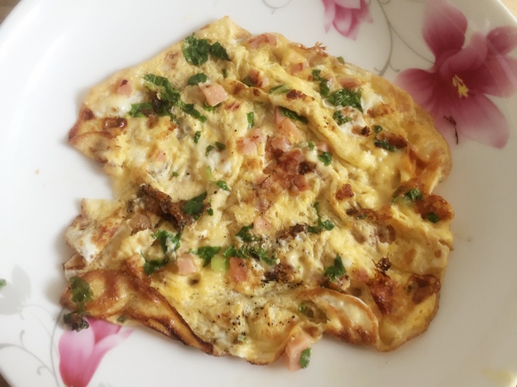 #爱自己，好好吃早餐# 十分钟搞定【芝士蔬菜鸡蛋饼】