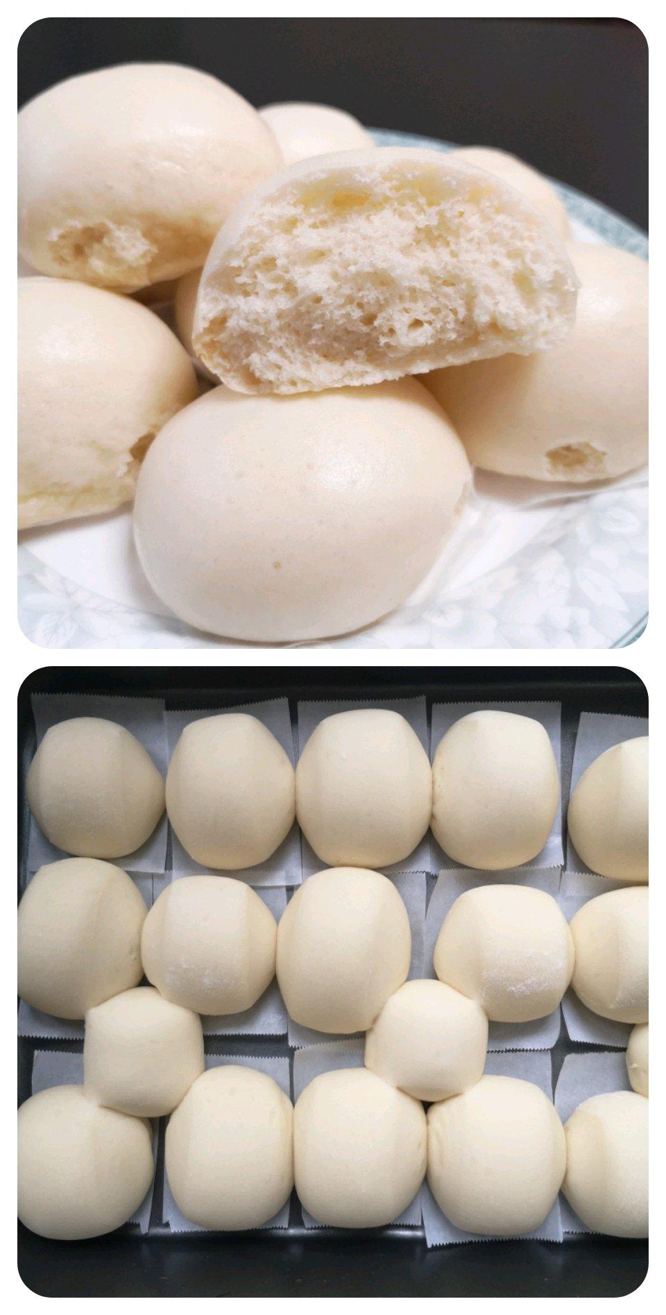 汤种奶香馒头（超柔软）