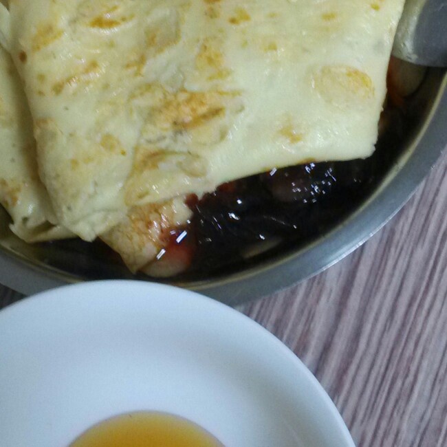 香蕉牛奶小煎饼