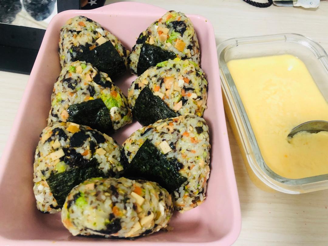 十分钟超香海苔饭团野餐午餐便当首选！