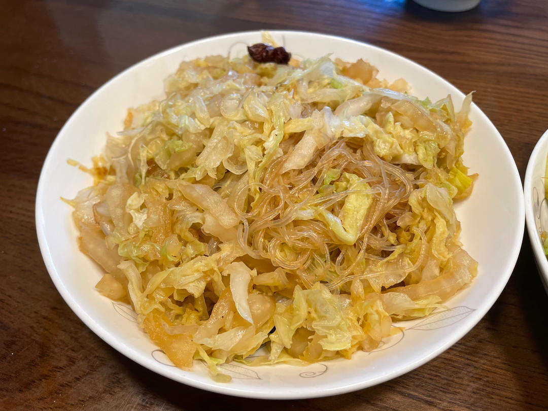 大白菜炒粉丝
