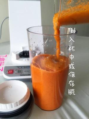 美肌瘦身果汁——奇异果+红萝卜的做法 步骤5