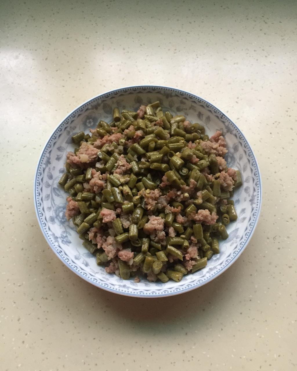 酸豇豆炒肉末