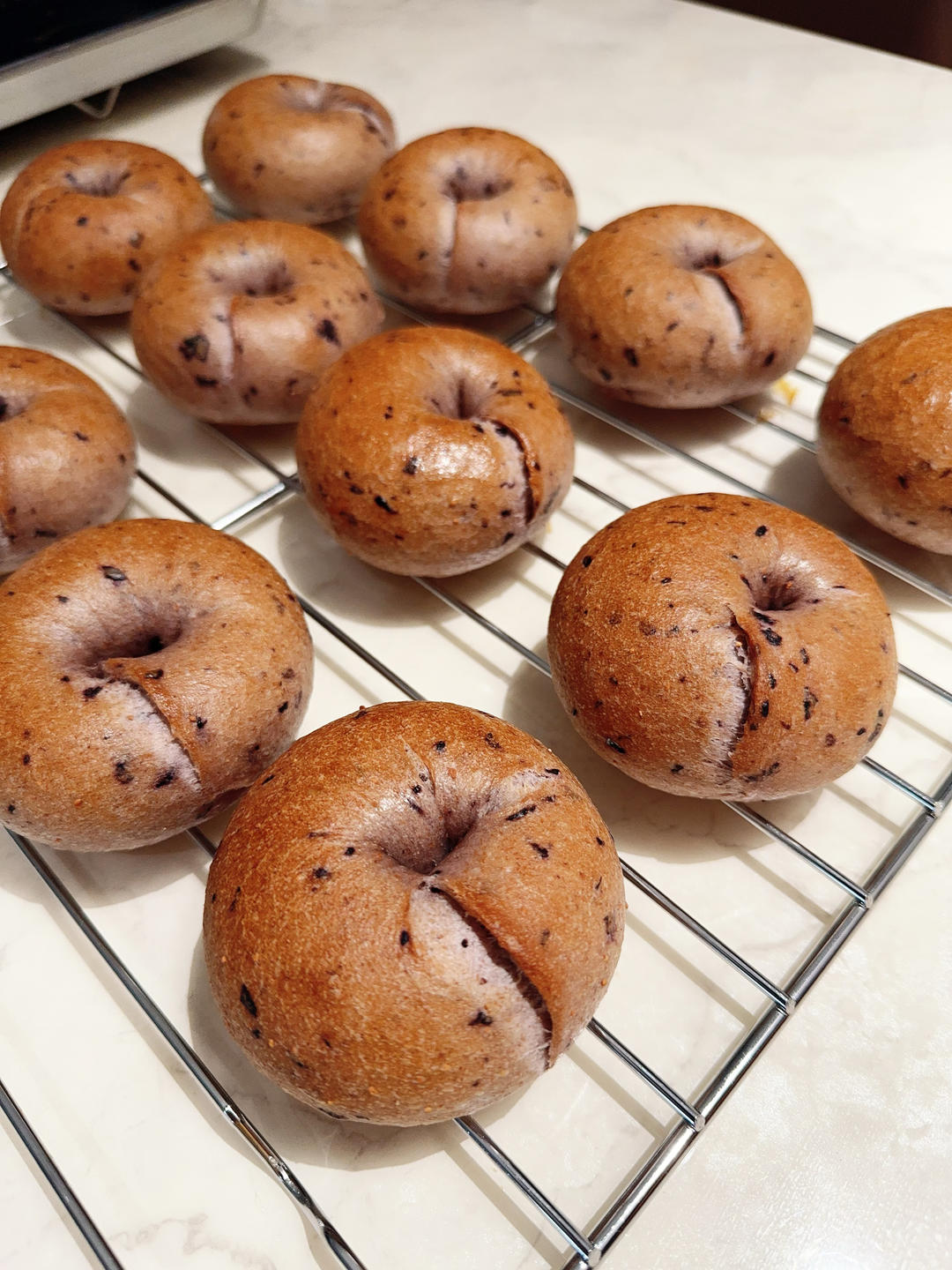 蓝莓贝果 无糖无油（普通和全麦）