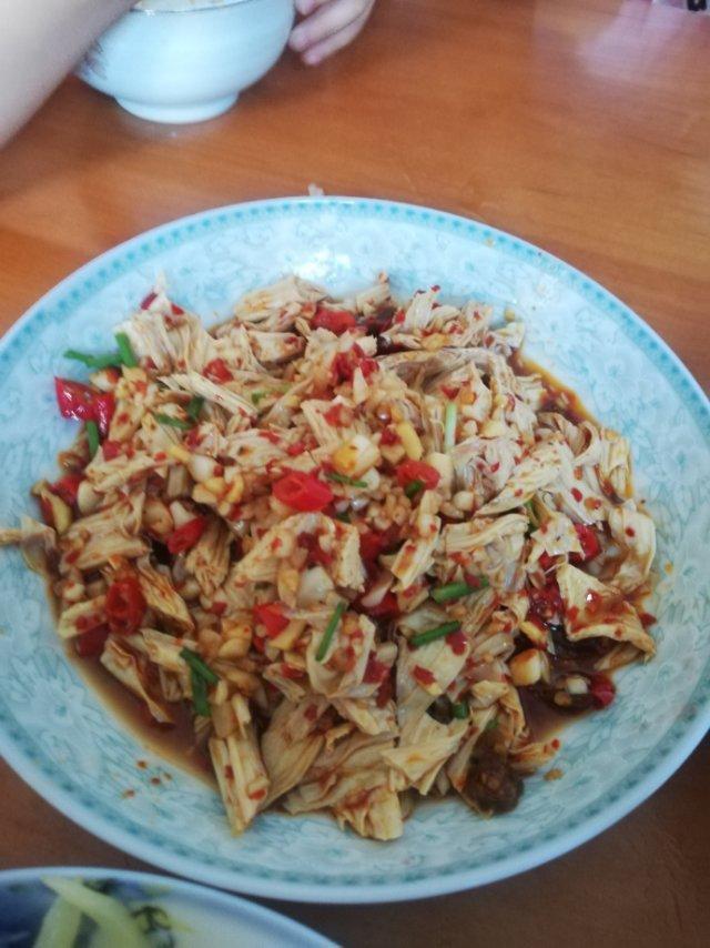 凉拌酸辣腐竹