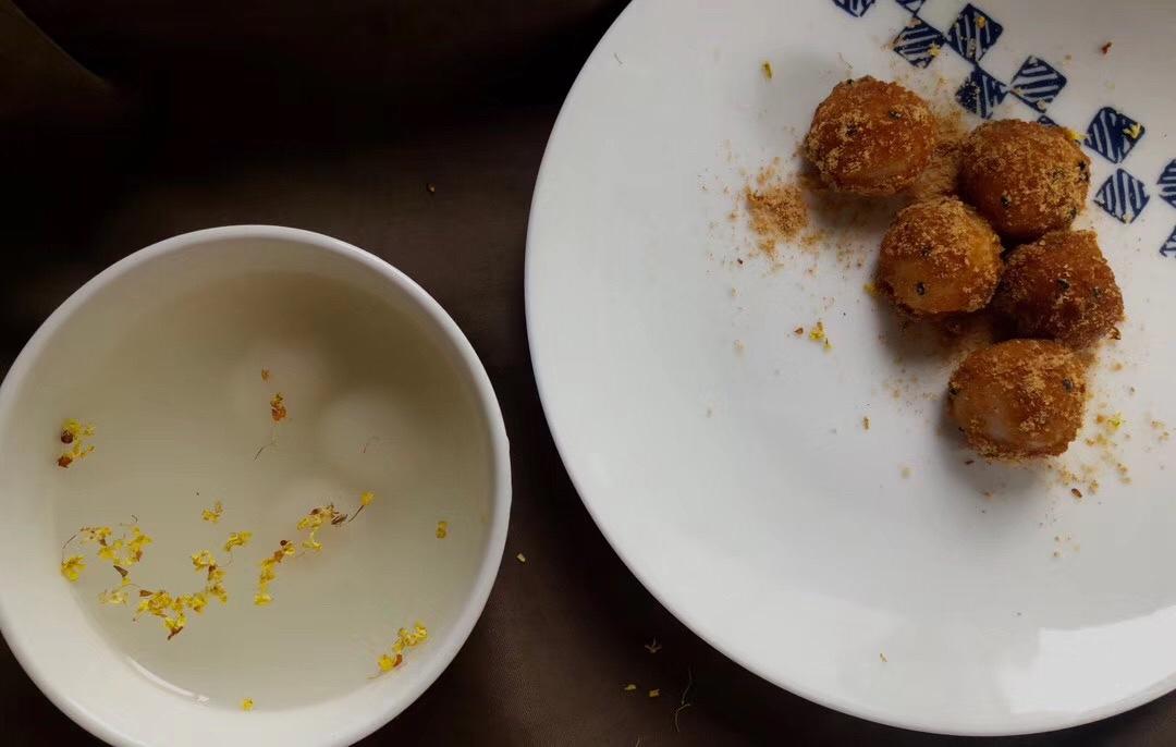 一个人的早餐。