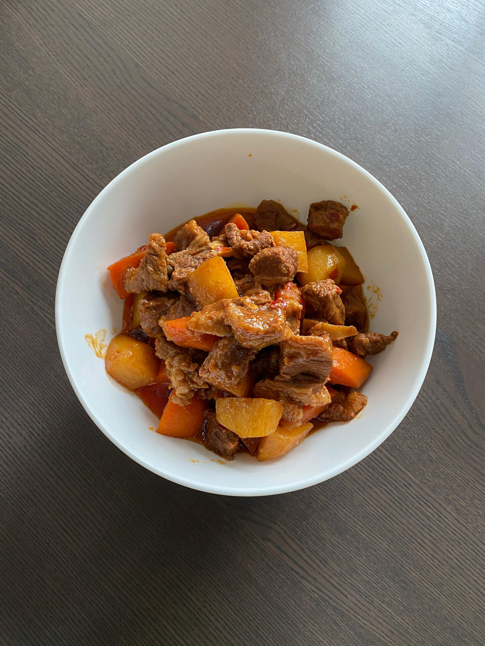 土豆焖牛腩