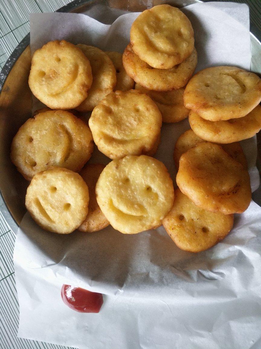 微笑土豆饼