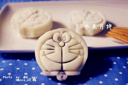 冰皮豆沙月饼