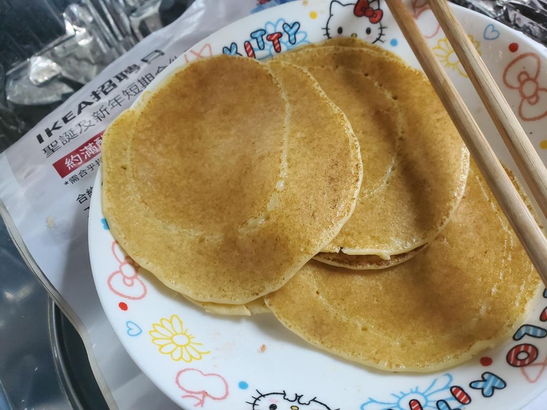 松饼（酒店配方，家里平底锅就可以做，小朋友最爱）